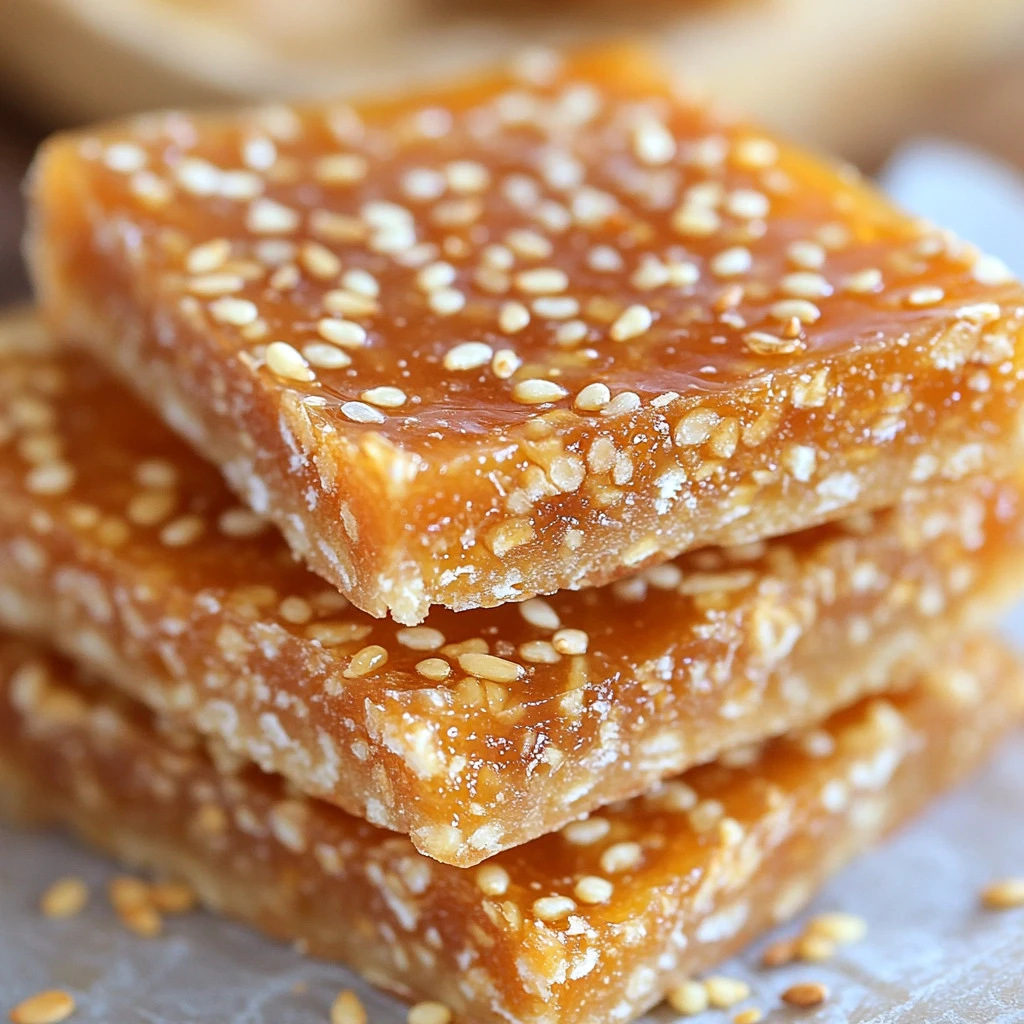 No-Bake Toasted Sesame Honey Slice