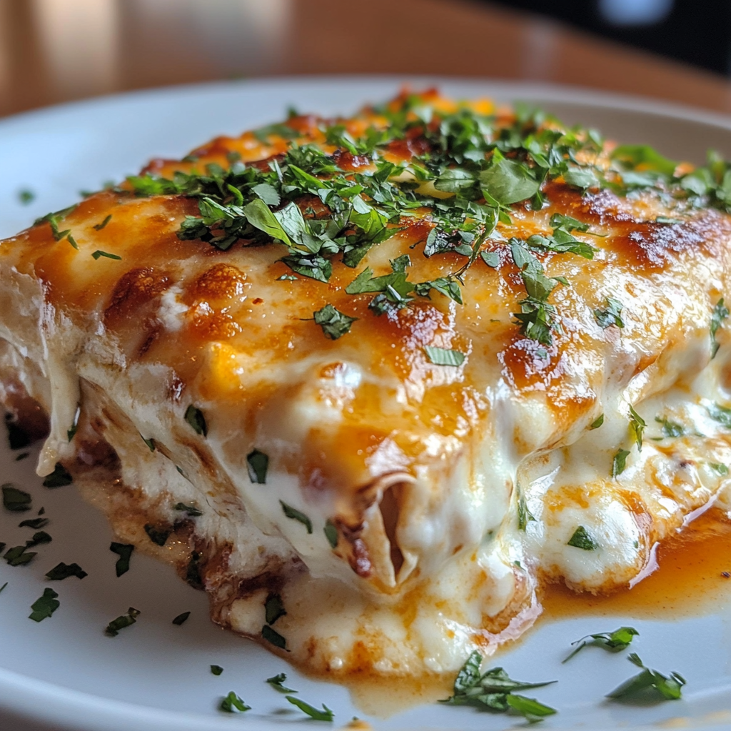 Cottage Cheese Chicken Enchiladas