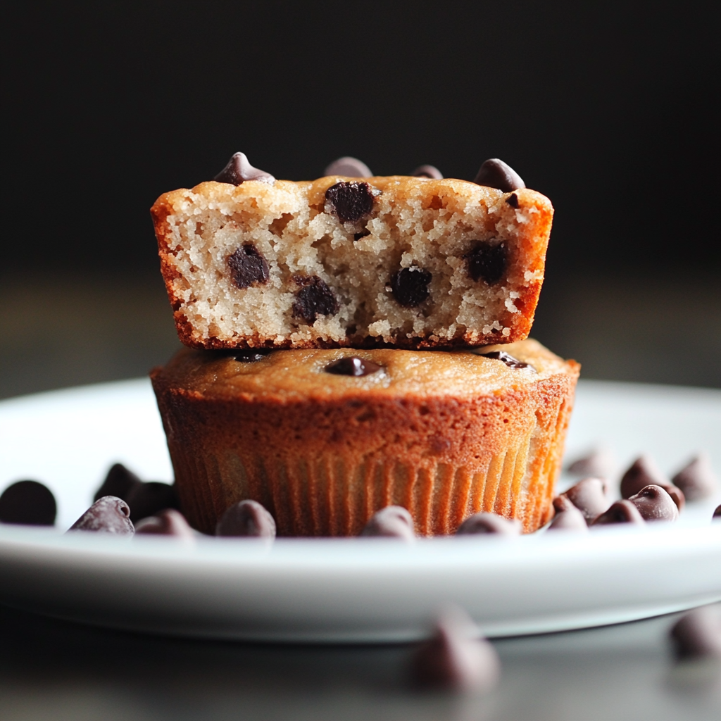 Cottage Cheese Chocolate Chip Protein Muffins
