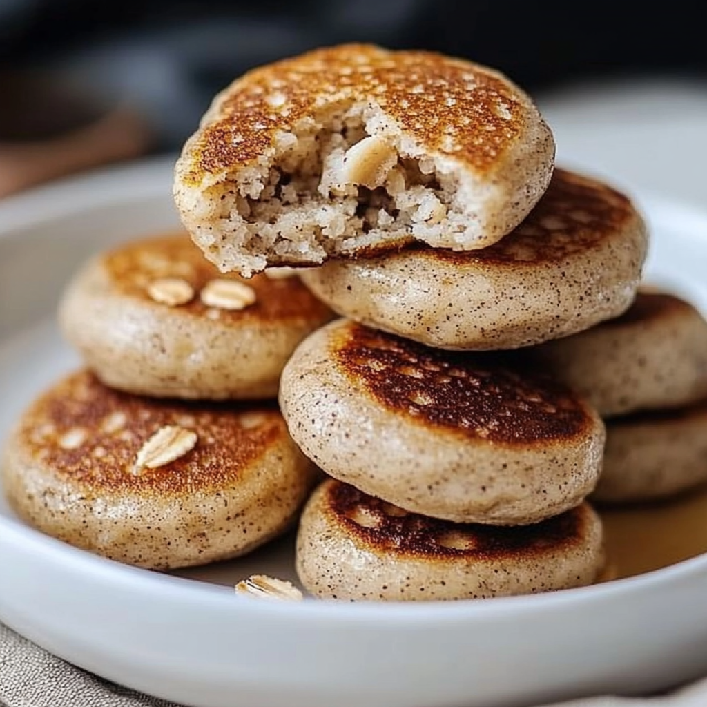 Cottage Cheese Banana Oat Protein Pancake Bites
