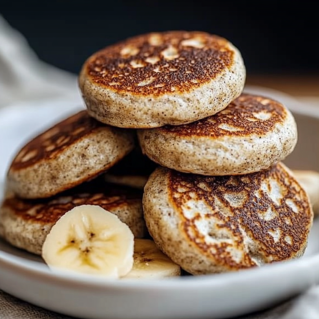 Cottage Cheese Banana Oat Protein Pancake Bites