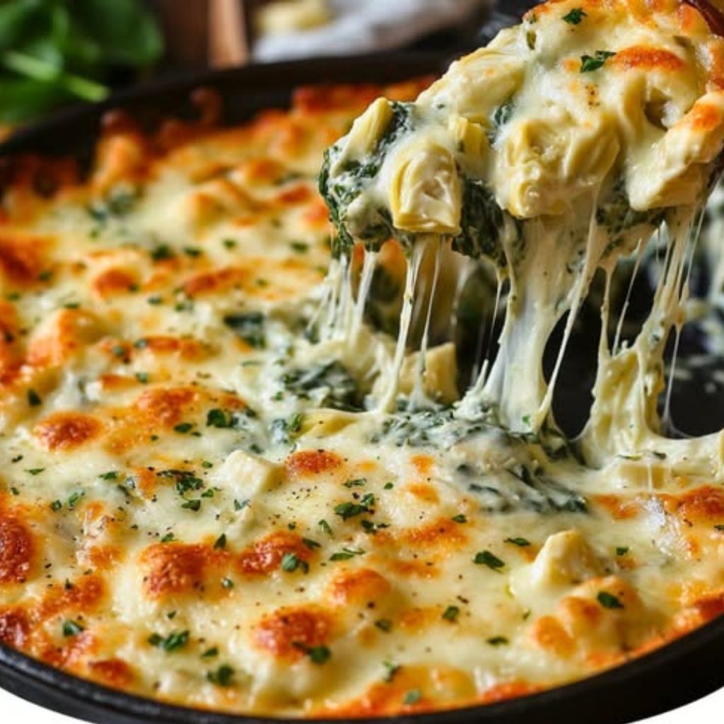Cottage Cheese Spinach and Artichoke Dip