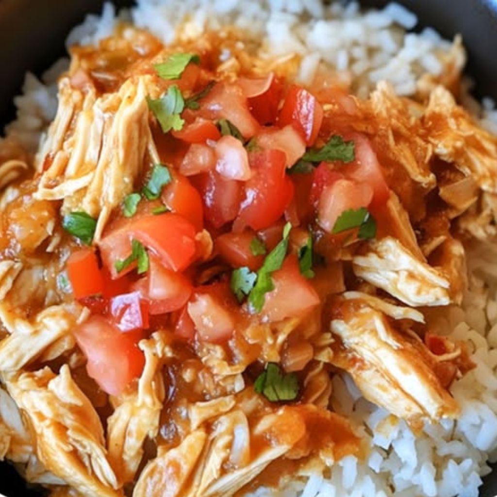 Slow Cooker Taco Chicken and Rice